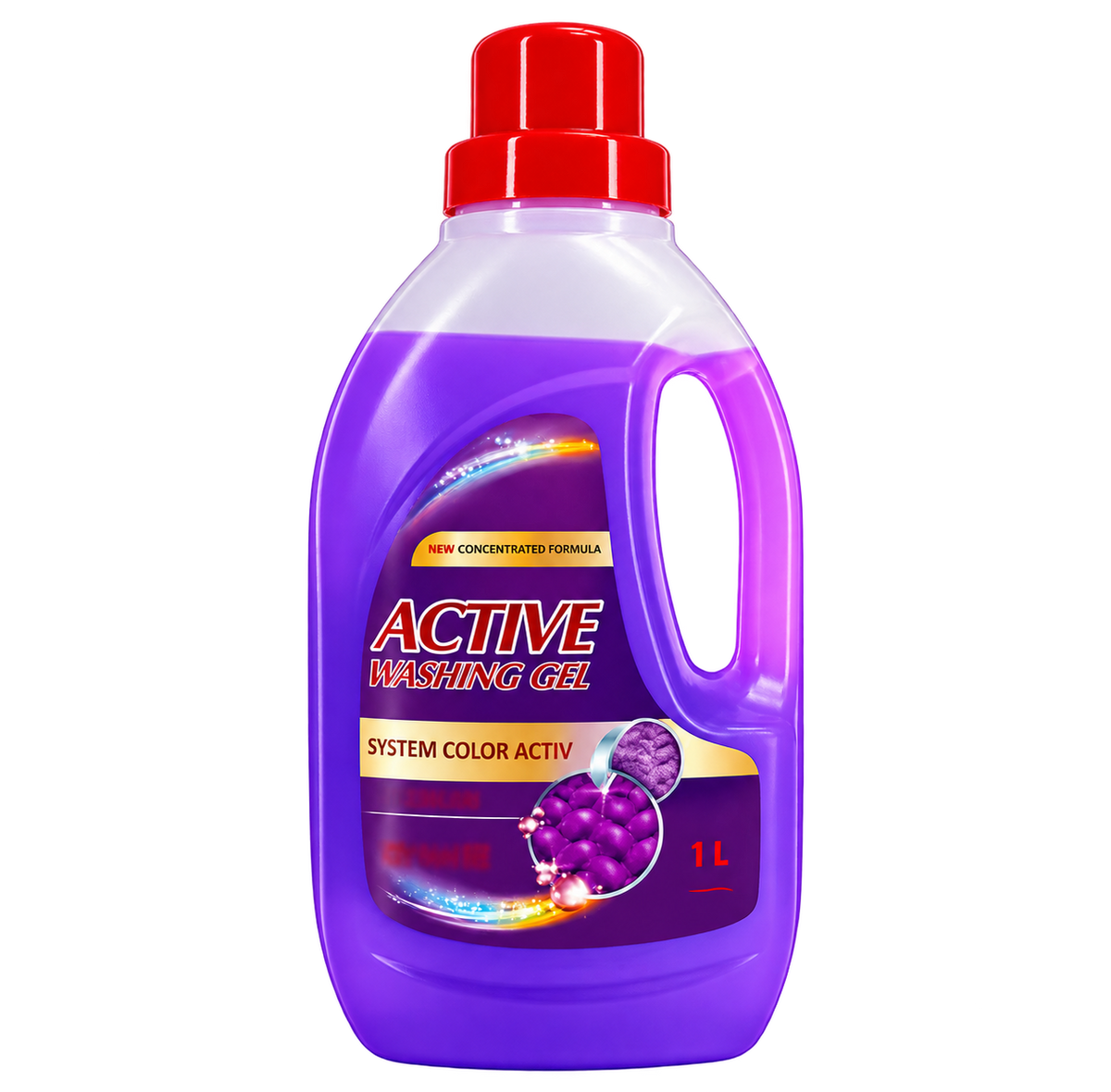 Lessive Liquide Active Washing Gel Color Activ 1L