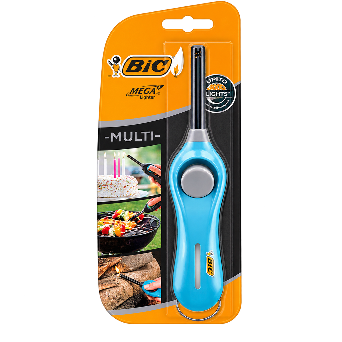 BIC Mega Lighter Multi bleu