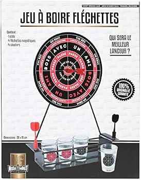Jeu à boire fléchettes