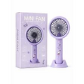 Mini ventilateur portable violet