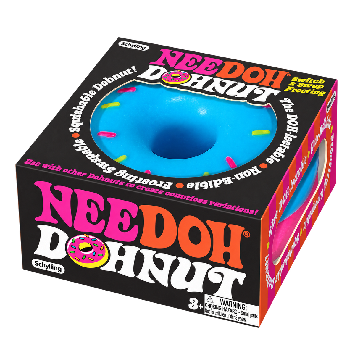 NeeDoh Dohnut bleu en boîte