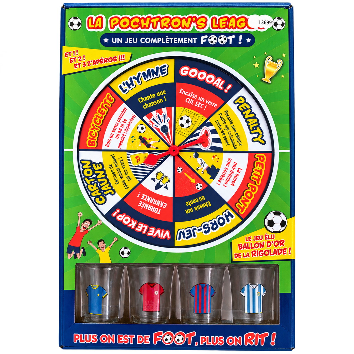 La Pochtron's League jeu de foot apéro