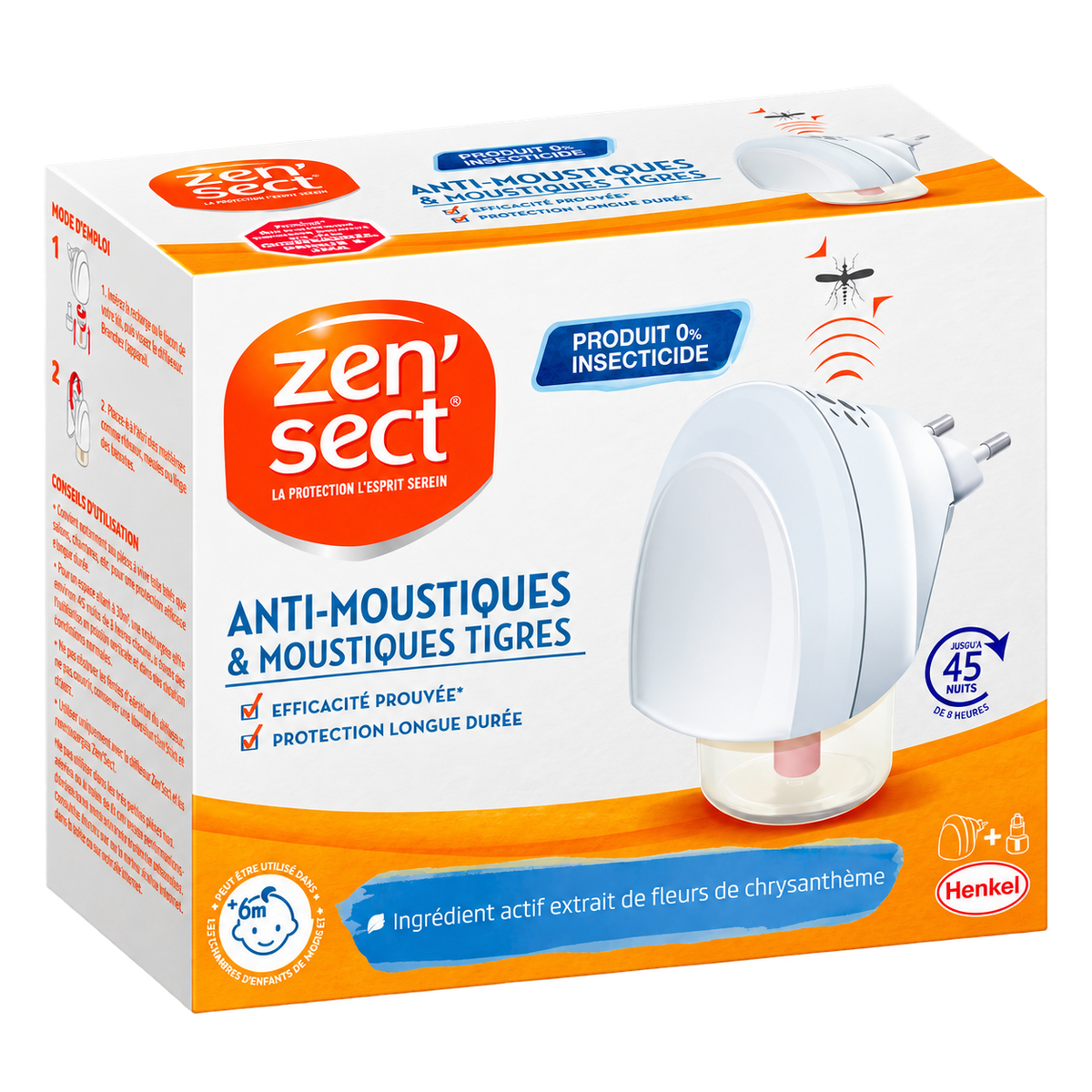 Zen'Sect anti-moustiques et moustiques tigres